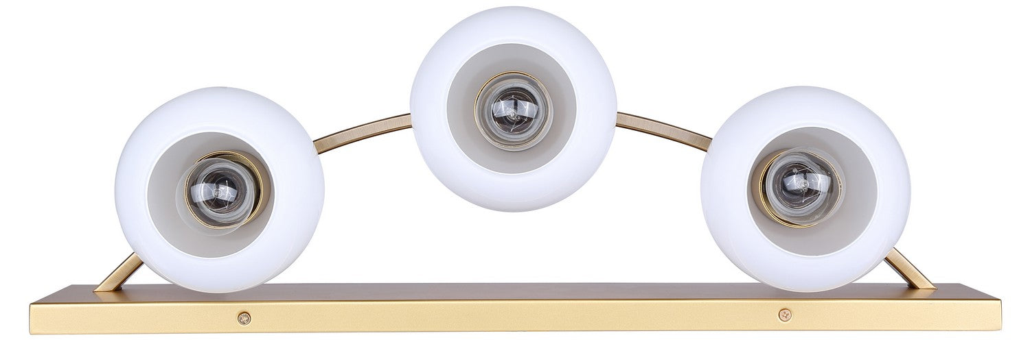 Canarm - IVL1169A03GDP - Three Light Vanity - Monroe - Gold