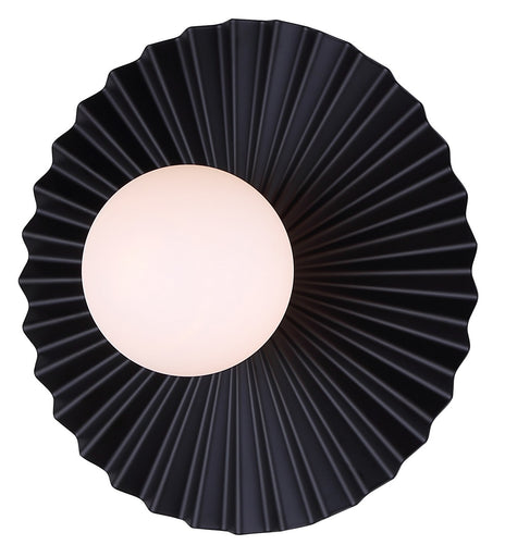 Payton One Light Vanity Black