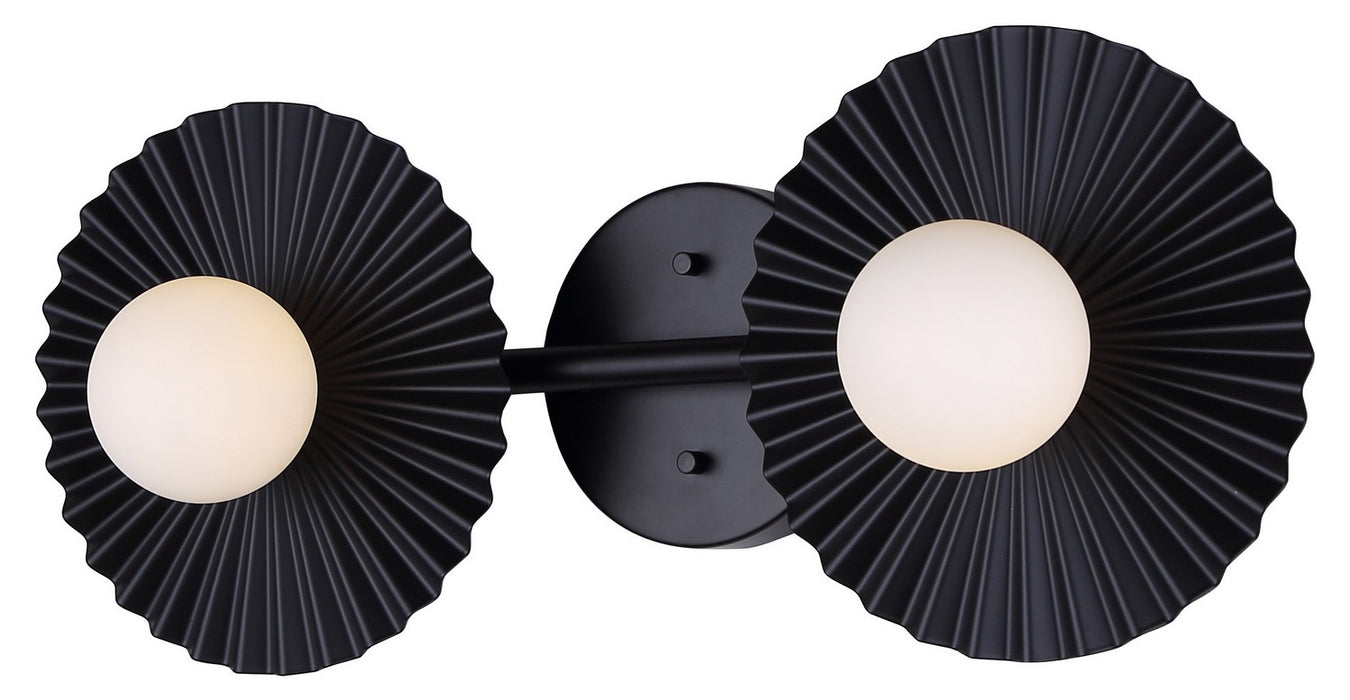 Canarm - IVL1210A02BK9 - Two Light Vanity - Payton - Black