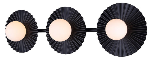 Payton Three Light Vanity Black
