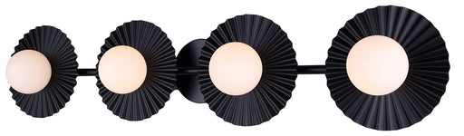 Payton Four Light Vanity Black
