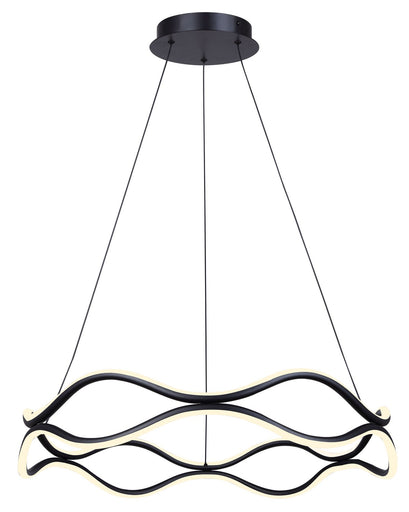 Castra LED Chandelier Black