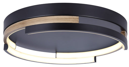 Azria LED Flush Mount Matte Black