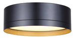 Canarm - LFM285A12BK - LED Flush Mount - Kyrie - Black