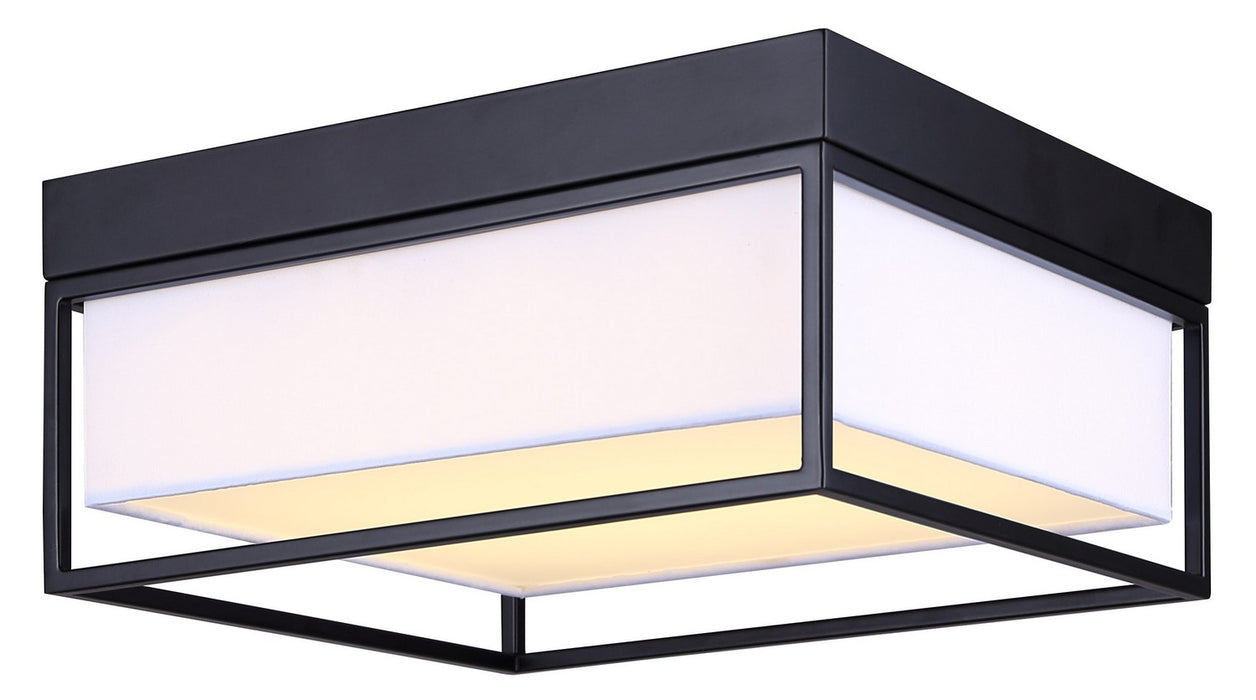 Canarm - LFM293A12BK - LED Flush Mount - Bretton - Black