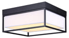 Canarm - LFM293A12BK - LED Flush Mount - Bretton - Black