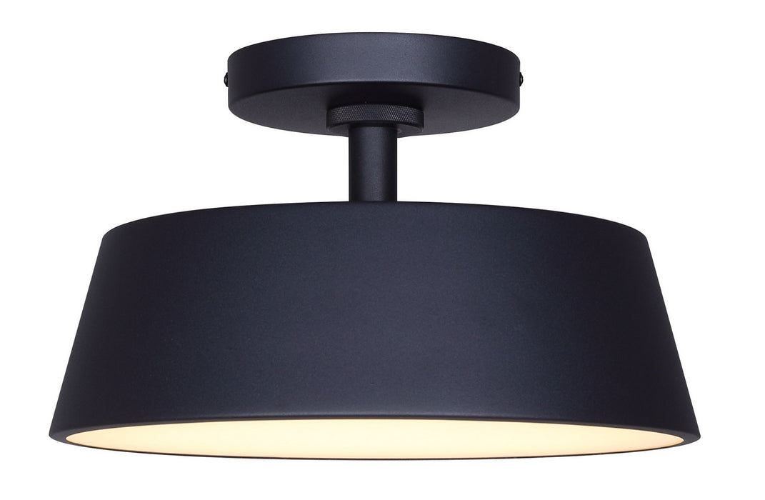 Canarm - LOL649BK - LED Outdoor Ceiling Light - Baxley - Black