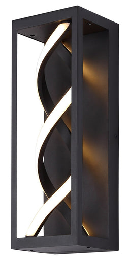 Zora LED Outdoor Lantern Black