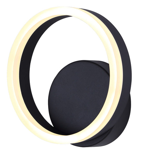 Franco LED Outdoor Lantern Black