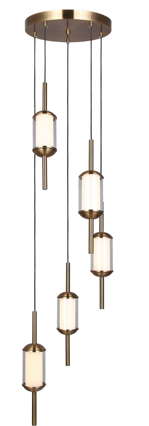 Canarm - LPL321A05GD - Five Light Pendant - Lavene - Gold