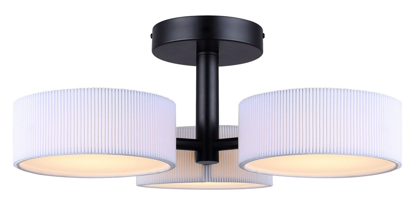 Canarm - LSF288A03BK - LED Semi Flush Mount - Carmynn - Black