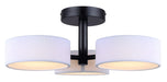 Canarm - LSF288A03BK - LED Semi Flush Mount - Carmynn - Black