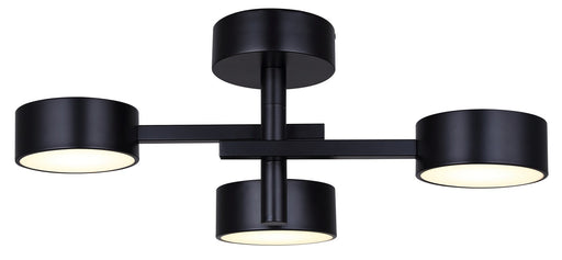 Canarm - LSF315A03BK - LED Semi Flush Mount - Montgomery - Black
