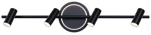 Canarm - LT314A04BK - Four Light Track/Wall Light - Denver - Black