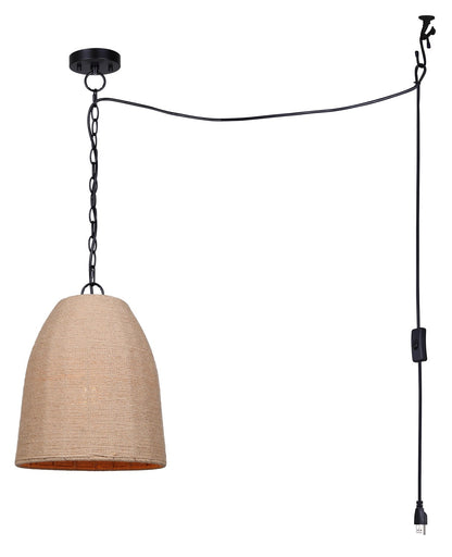 Malmo One Light Pendant Matte Black
