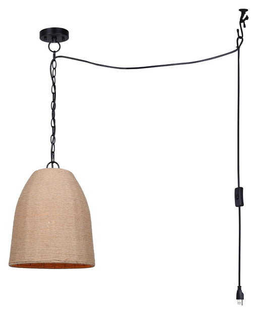 Canarm - IPL2113B01BKR - One Light Pendant - Malmo - Matte Black