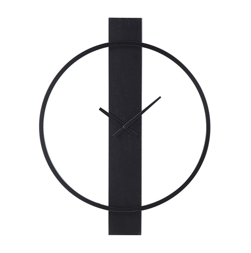 Romane Wall Clock Matte Black