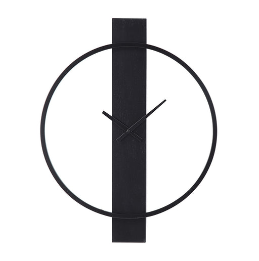 Renwil - CL255 - Wall Clock - Romane - Matte Black