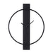 Renwil - CL255 - Wall Clock - Romane - Matte Black