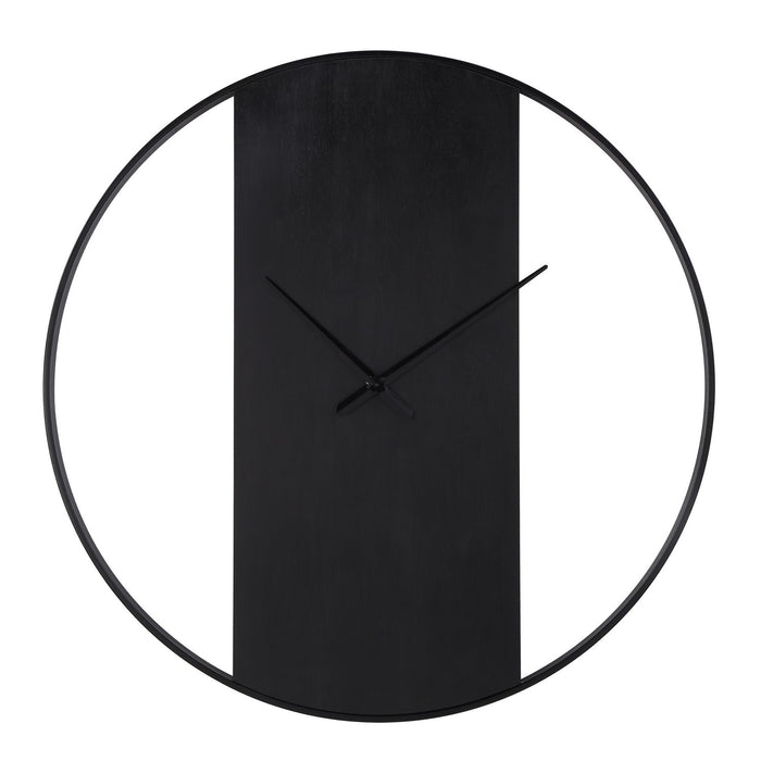 Renwil - CL256 - Wall Clock - Romy - Matte Black