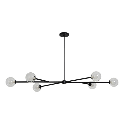 Endah LED Ceiling Fixture Matte Black