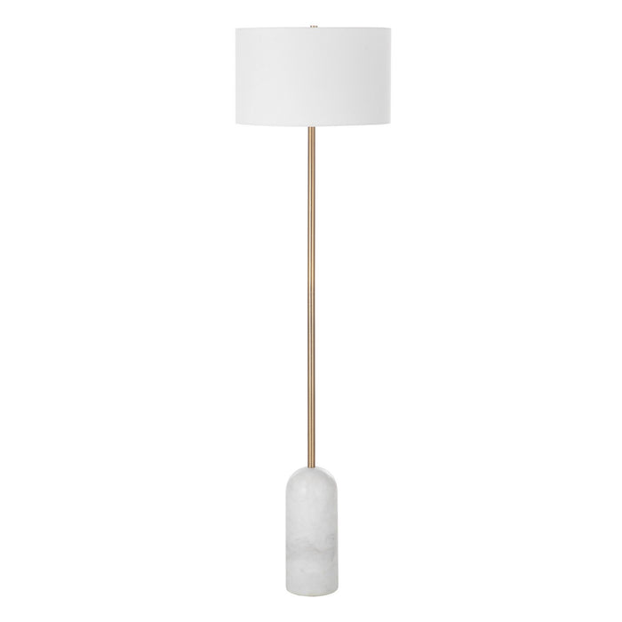 Renwil - LPF3144 - LED Floor Lamp - Lozica - Antique Brushed Brass