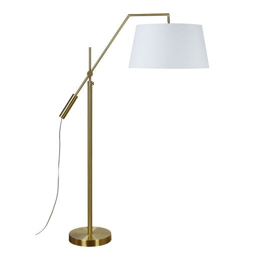 Claire LED Floor Lamp Satin Brass