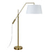 Renwil - LPF3148 - LED Floor Lamp - Claire - Satin Brass