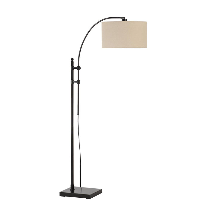 Renwil - LPF3166 - One Light Floor Lamp - Crystal - Matte Black