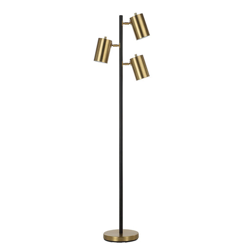 Renwil - LPF3171 - Three Light Floor Lamp - Meandros - Matte Black