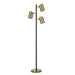 Renwil - LPF3171 - Three Light Floor Lamp - Meandros - Matte Black