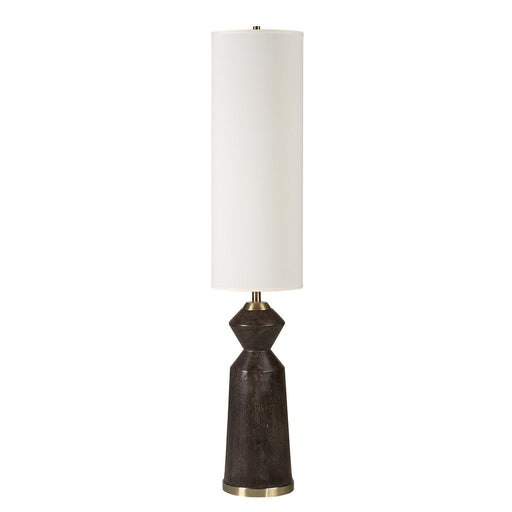 Pixel Two Light Floor Lamp Brown Wash