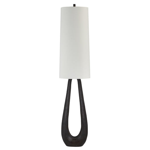 Cornelia Two Light Floor Lamp Dark Walnut