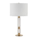 Renwil - LPT1213 - LED Table Lamp - Pirot - Honed White Antique Brushed Brass