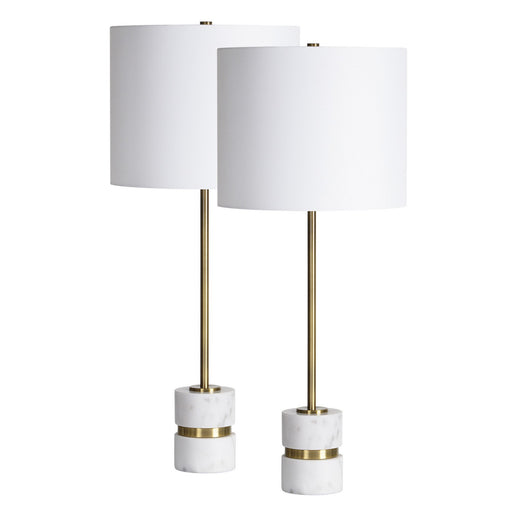 Talulla LED Table Lamp- Set Antique Brass
