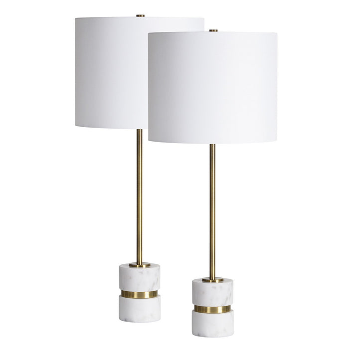 Renwil - LPT1251-SET2 - LED Table Lamp- Set - Talulla - Antique Brass