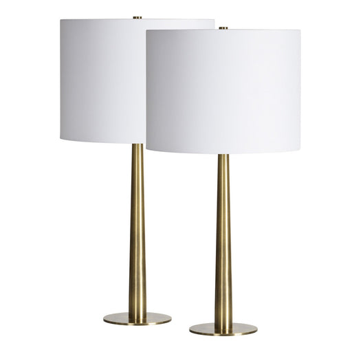 Sarai LED Table Lamp- Set Antique Brass