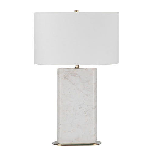 Irisa LED Table Lamp Honed White