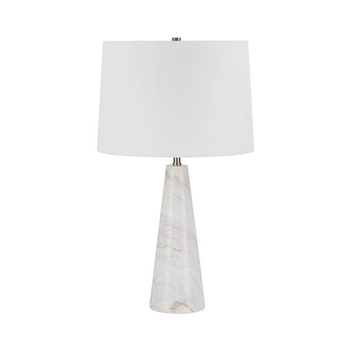 Vevey LED Table Lamp Honed White