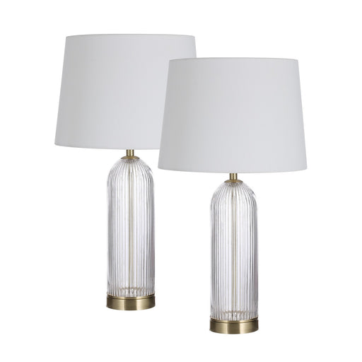 Ocala LED Table Lamp- Set Of Two Clear