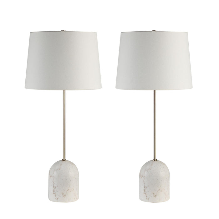 Renwil - LPT1290-SET2 - Two Light Table Lamp - Dili - White