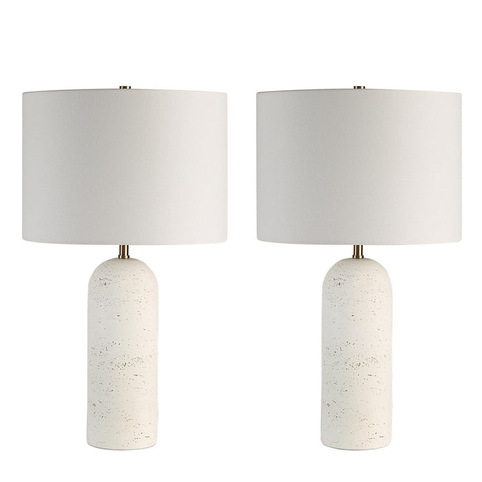 Renwil - LPT1291-SET2 - Two Light Table Lamp - Dorato - Off-White