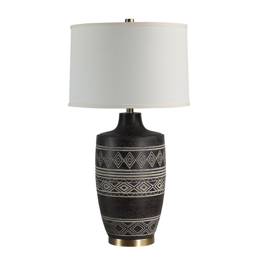 Ceniza One Light Table Lamp Black With Wash