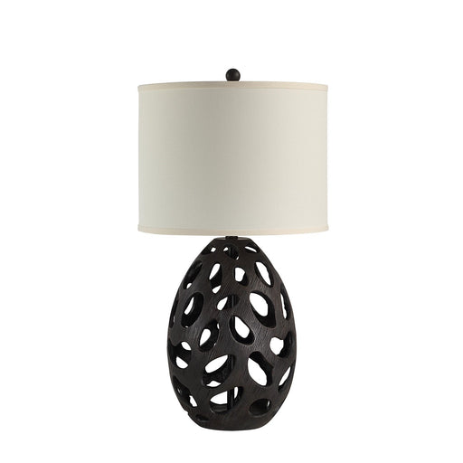 Loxley One Light Table Lamp Dark Brown
