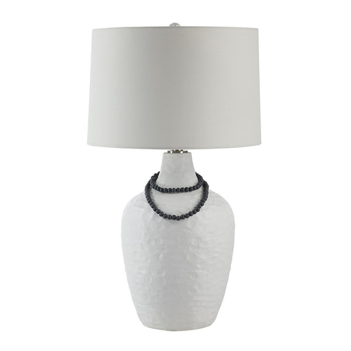 Naranja One Light Table Lamp Textured White