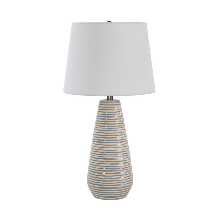 Renwil - LPT1344 - One Light Table Lamp - Pera - Gray And Ivory