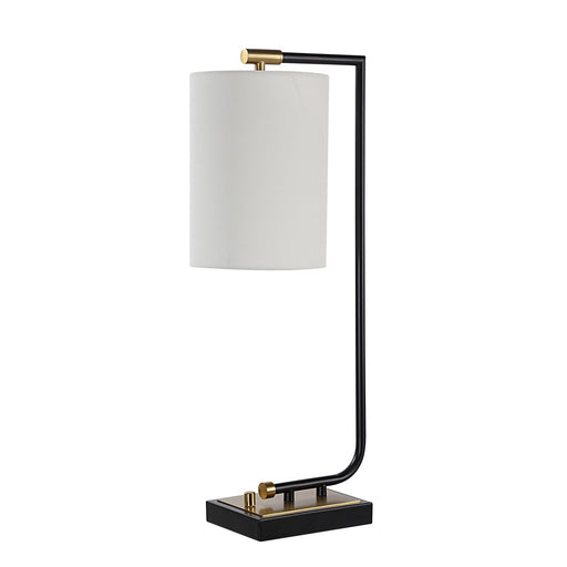 Perlato One Light Table Lamp Matte Black