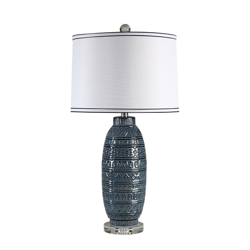 Spirea One Light Table Lamp Blue