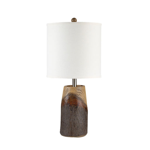 Vinca One Light Table Lamp Brown