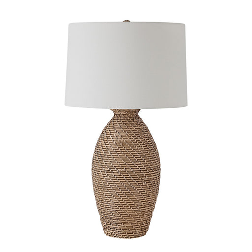 Santal One Light Table Lamp Natural With Black Wash